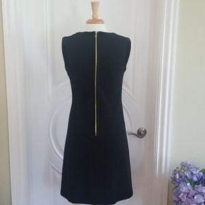 Basler Dress w/ Velvet Detail